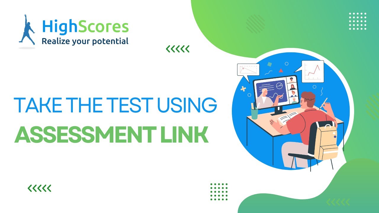 Take the test using assessment link